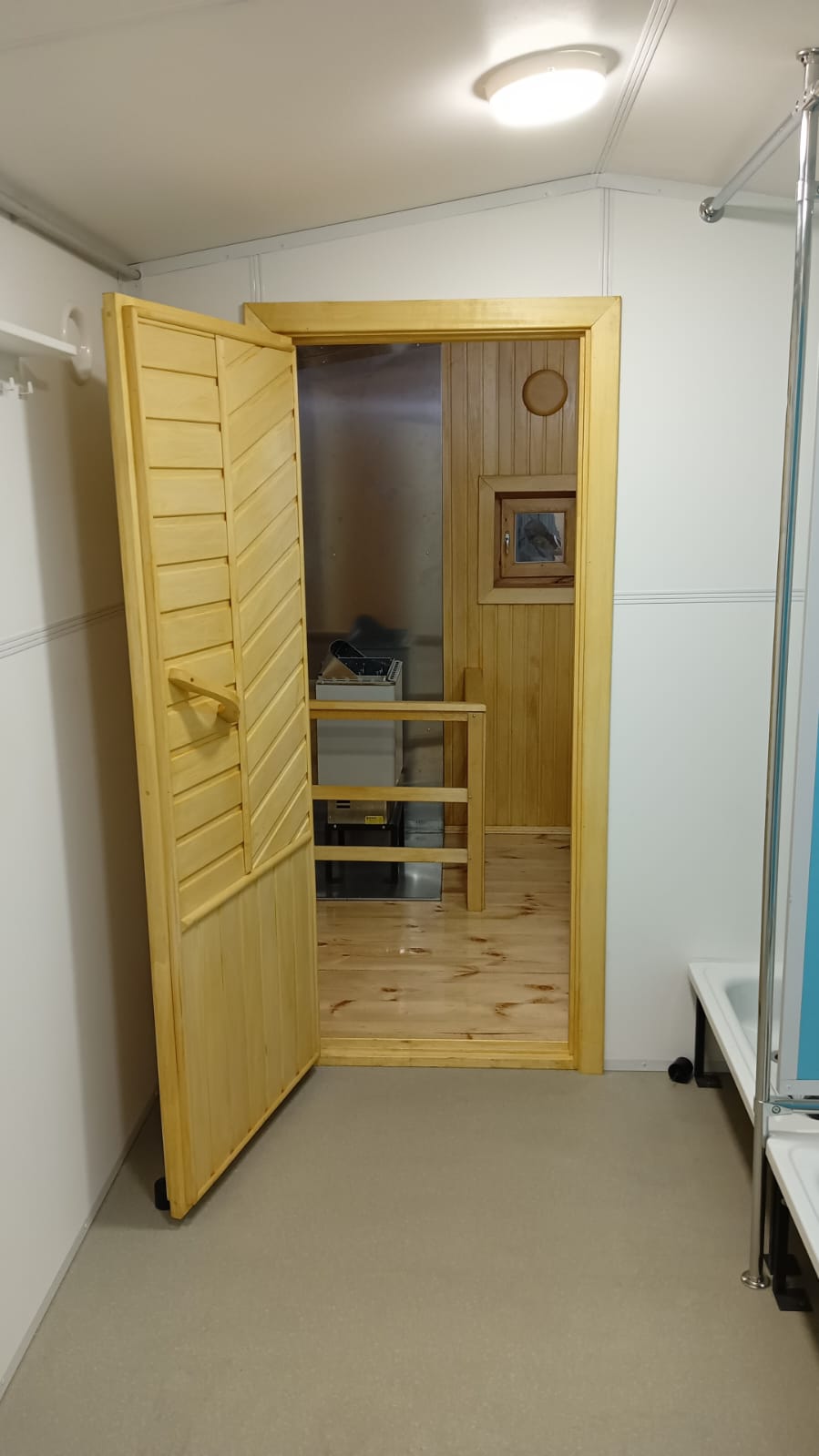 ВАГОН-ДОМ, Сауна (Здание мобильное на раме сауна с душем (рама) 9000*2440*2600